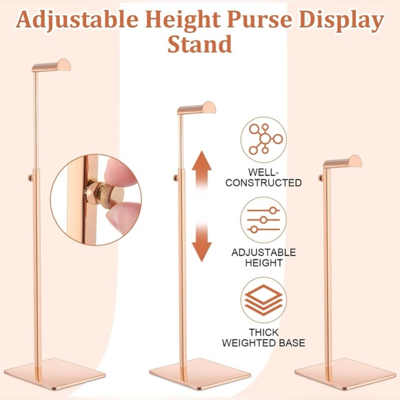 SALE 🎊TOP SELLER💝 Adjustable Bag Display Heavy Duty Stainless Steel Stand - Picture 5 of 8